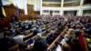 UKRAINE – President of Ukraine Volodymyr Zelenskyy during a speech in the Verkhovna Rada. Kyiv, November 19, 2024