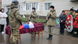 Похороны татарстанца, погибшего на войне в Украине, архивное фото